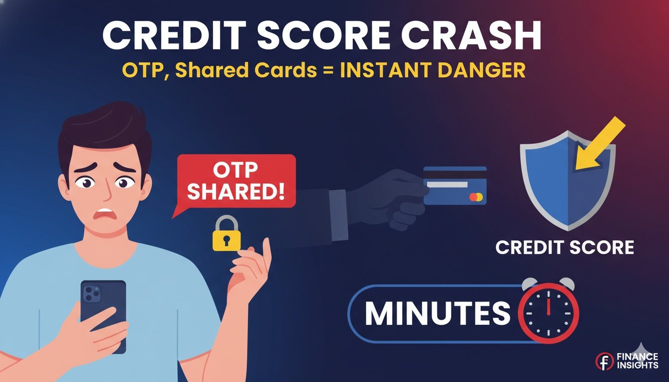 क्रेडिट कार्ड और OTP शेयरिंग से क्रेडिट स्कोर गिरावट की चेतावनी