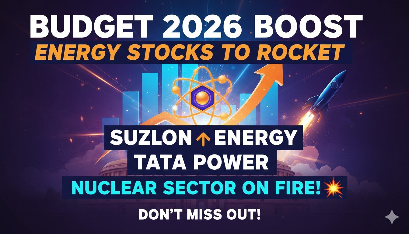 बजट 2026 में एनर्जी सेक्टर के स्टॉक्स पर फोकस दिखाती इमेज