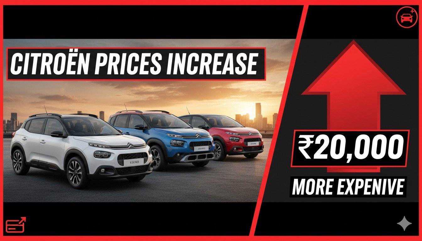 सिट्रोएन Aircross SUV नीले रंग में शोरूम सेटिंग में