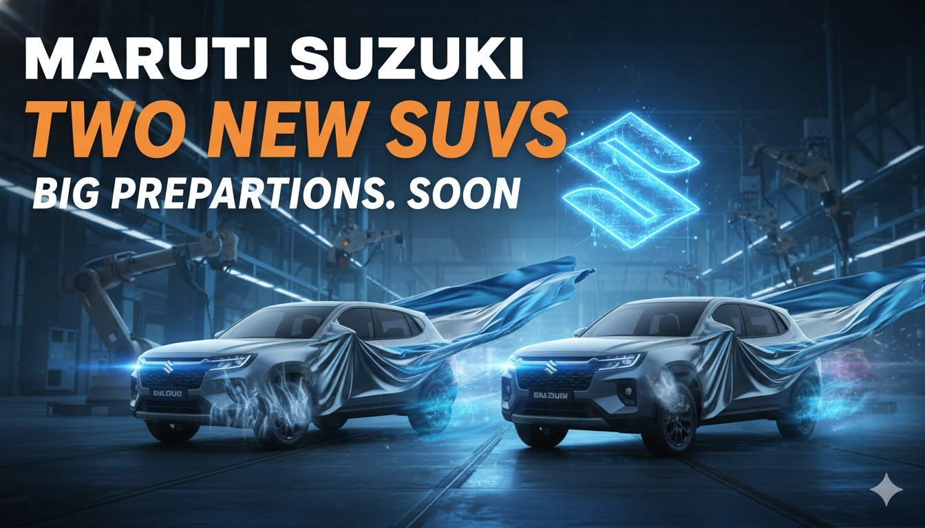 मारुति सुजुकी की दो नई हाइब्रिड एसयूवी - 7-सीटर ग्रैंड विटारा और अपडेटेड फ्रॉन्क्स का कॉन्सेप्ट व्यू