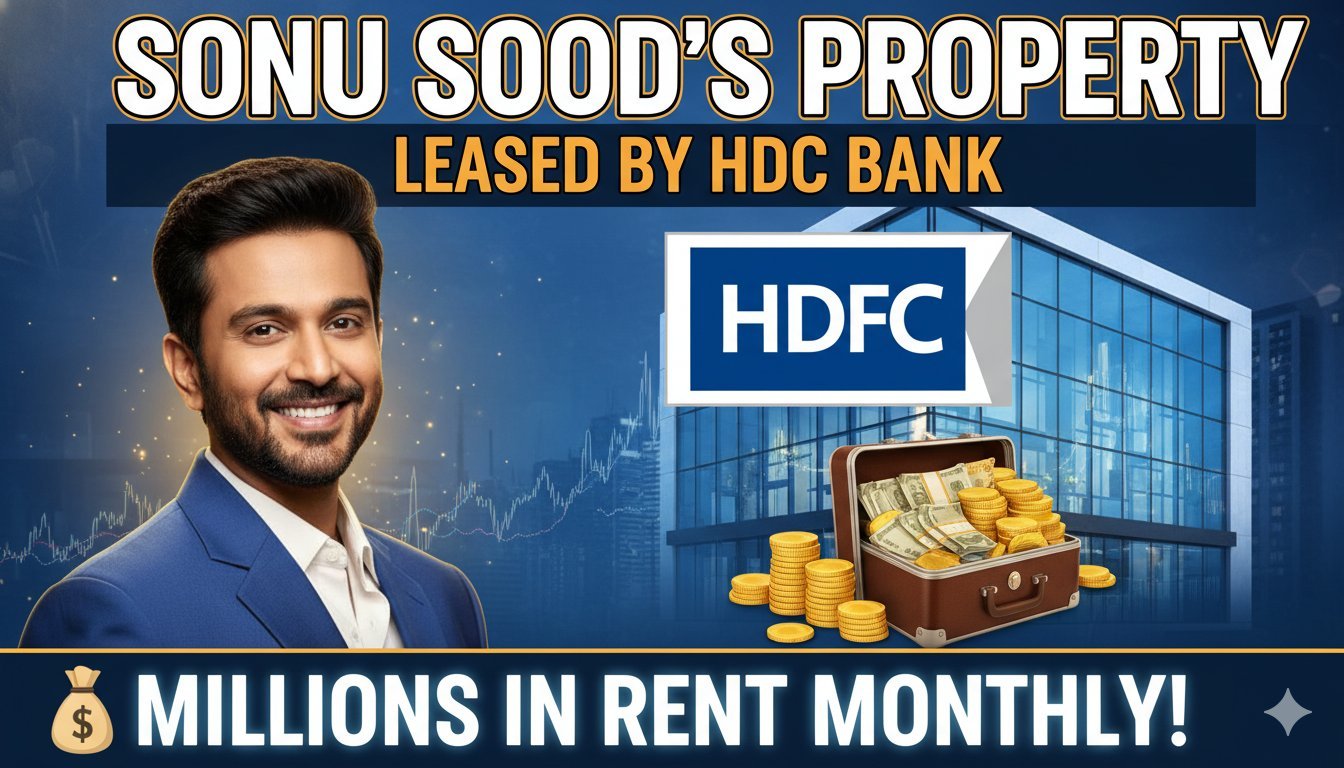 सोनू सूद की BKC कमर्शियल प्रॉपर्टी जिसे HDFC बैंक ने लीज पर लिया