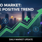 क्रिप्टो बाजार चार्ट दिखाता हुआ ग्राफ जिसमें बिटकॉइन और इथीरियम की स्थिर कीमतें