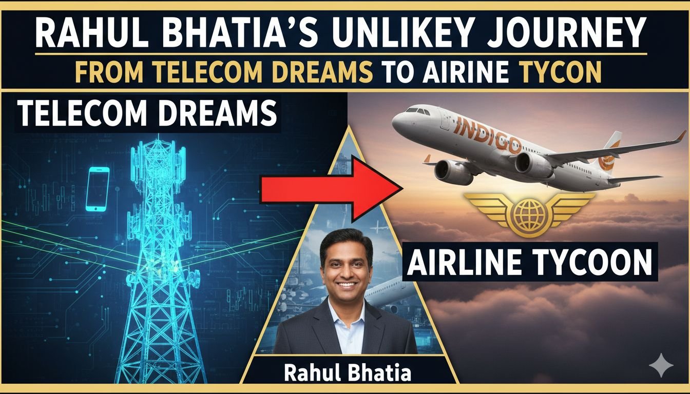 राहुल भाटिया इंडिगो एयरलाइंस के को-फाउंडर और मैनेजिंग डायरेक्टर, टेलीकॉम से एविएशन तक की सफल यात्रा